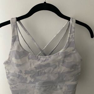 Lulu lemon Women's Camouflage Strappy Sports Bra
